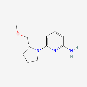 6-(2-(Methoxymethyl)pyrrolidin-1-yl)pyridin-2-amine
