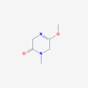 molecular formula C6H10N2O2 B8359717 5-methoxy-1-methyl-3,6-dihydro-1H-pyrazin-2-one 