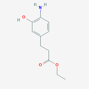 Ethyl 4-amino-3-hydroxybenzenepropionate