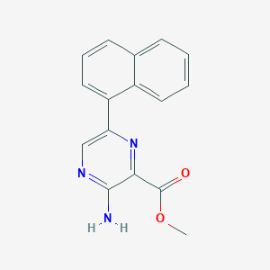 Methyl 3-amino-6-naphthalen-1-ylpyrazine-2-carboxylate