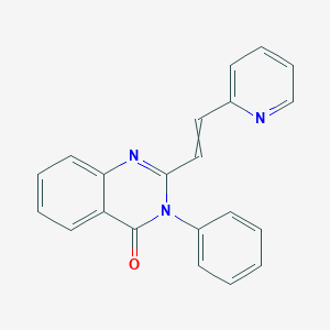 3-Phenyl-2-(2-pyridin-2-yl-vinyl)-3H-quinazolin-4-one