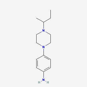 4-[4-(Sec-butyl)-1-piperazinyl]benzenamine