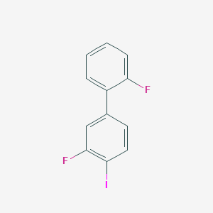 molecular formula C12H7F2I B8359888 2',3-Difluoro-4-iodobiphenyl 