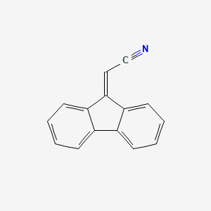 molecular formula C15H9N B8359922 9-(Cyanomethylene)fluorene CAS No. 4425-74-5