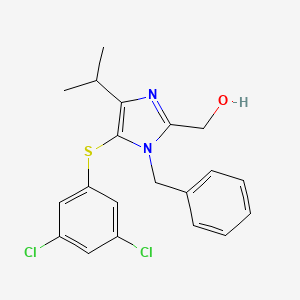 [1-Benzyl-5-(3,5-dichlorophenylthio)-4-isopropyl-1H-imidazol-2-yl]methanol