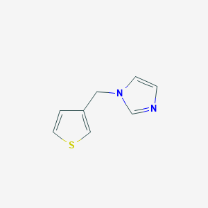 molecular formula C8H8N2S B8360054 1-(3-Thienylmethyl)-1H-imidazole 