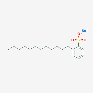 molecular formula C18H29NaO3S B083601 Sodium o-dodecylbenzenesulfonate CAS No. 15163-46-9