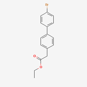 molecular formula C16H15BrO2 B8360287 Ethyl (4'-bromobiphenyl-4-yl)acetate 