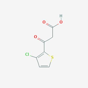 3-(3-Chloro-thiophen-2-yl)-3-oxo-propionic acid