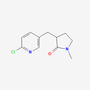 3-(2-Chloropyrid-5-yl-methyl)-1-methyl-pyrrolid-2-one