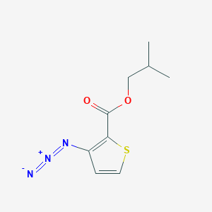 molecular formula C9H11N3O2S B8360457 Isobutyl-3-azidothiophene-2-carboxylate 