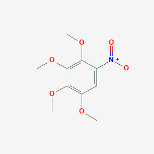 molecular formula C10H13NO6 B8360477 1-Nitro-2,3,4,5-tetramethoxybenzene 