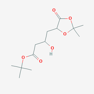 Tert.-butyl 4-(2,2-dimethyl-5-oxo-1,3-dioxolan-4-yl)-3-hydroxybutanoate