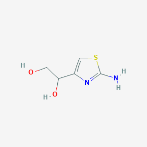 (+/-)-2-Amino-(1,2-dihydroxyethyl)-1,3-thiazole