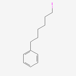 molecular formula C12H17I B8360631 6-Phenyl-1-hexyl iodide 