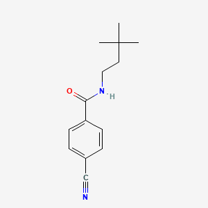 4-cyano-N-(3,3-dimethylbutyl)benzamide