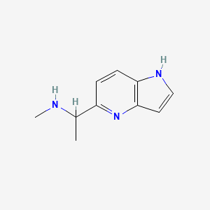 N-methyl-1-(1H-pyrrolo[3,2-b]pyridin-5-yl)ethanamine