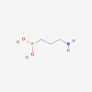 molecular formula C3H10NO2P B8360676 (3-Aminopropyl)phosphonous acid 
