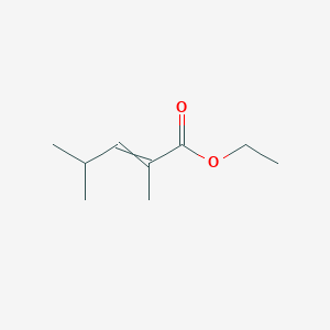 molecular formula C9H16O2 B8360692 Ethyl 2,4-dimethyl-2-pentenoate 