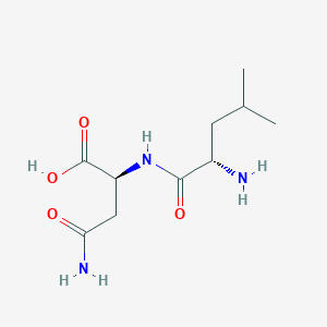 molecular formula C10H19N3O4 B083607 H-Leu-Asn-OH CAS No. 14608-81-2