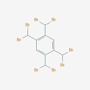 molecular formula C10H6Br8 B083608 1,2,4,5-Tetrakis(dibromomethyl)benzene CAS No. 14939-02-7