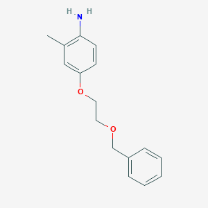 4-(2-(Benzyloxy)ethoxy)-2-methylaniline