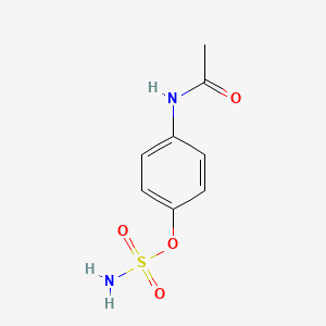 molecular formula C8H10N2O4S B8360828 4-Acetamidophenyl sulfamate 