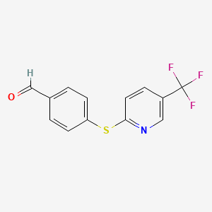 4-(5-Trifluoromethyl-pyridin-2-ylsulfanyl)-benzaldehyde