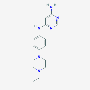 N-[4-(4-ethyl-piperazin-1-yl)-phenyl]-pyrimidine-4,6-diamine