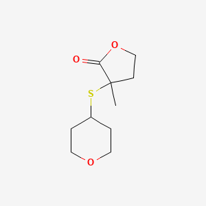 3-Methyl-3-(tetrahydro-pyran-4-ylsulfanyl)-dihydrofuran-2-one