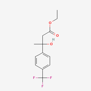 Ethyl 3-hydroxy-3-[4-(trifluoromethyl)phenyl]butanoate