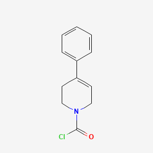 molecular formula C12H12ClNO B8360957 4-Phenyl-3,6-dihydro-2H-pyridine-1-carbonyl chloride 