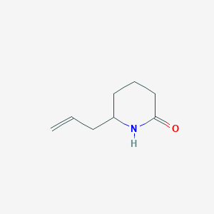 molecular formula C8H13NO B8361134 6-Allylpiperidine-2-one 