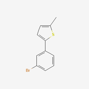 molecular formula C11H9BrS B8361136 2-(3-Bromo-phenyl)-5-methyl-thiophene 