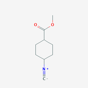 molecular formula C9H13NO2 B8361153 trans-4-Isocyano-cyclohexanecarboxylic acid methyl ester CAS No. 1430115-91-5