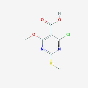 4-Chloro-5-carboxy-6-methoxy-2-methylthiopyrimidine