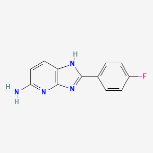 2-(4-Fluorophenyl)-5-aminoimidazo[4,5-b]pyridine