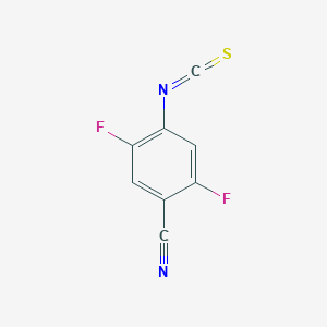molecular formula C8H2F2N2S B8361284 4-Cyano-2,5-difluoro-phenyl isothiocyanate 