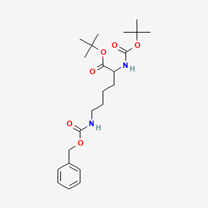 molecular formula C23H36N2O6 B8361285 Boc-Lys(Z)-OtBuN-Phenylmethoxycarbonyl 