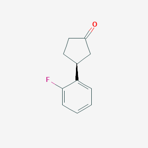 (S)-3-(2-fluorophenyl)cyclopentanone