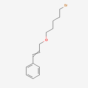 molecular formula C14H19BrO B8361313 5-Bromopentoxymethylstyrene 