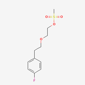 2-[2-(4-Fluorophenyl)ethoxy]ethyl methanesulfonate