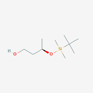 molecular formula C10H24O2Si B8361360 (R)-3-(tert-Butyldimethylsiloxy)-1-butanol 