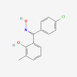 2-Hydroxy-3-methyl-4'-chlorobenzophenone oxime