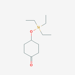 molecular formula C12H24O2Si B8361414 4-(Triethylsilyloxy)cyclohexanone 