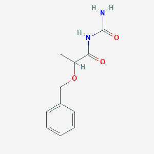 molecular formula C11H14N2O3 B8361460 (2-Benzyloxy-propionyl)-urea 