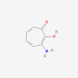 molecular formula C7H7NO2 B8361522 3-Amino-2-hydroxy-2,4,6-cycloheptatrienone 
