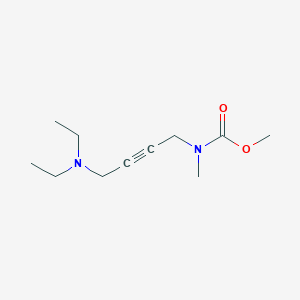 molecular formula C11H20N2O2 B8361546 Methyl[4-(diethylamino)-2-butynyl]-methyl-carbamate 
