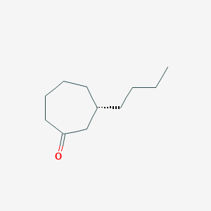 molecular formula C11H20O B8361644 3beta-Butylcycloheptanone 