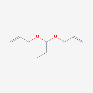molecular formula C9H16O2 B8361645 1,1-Bis(allyloxy)propane 